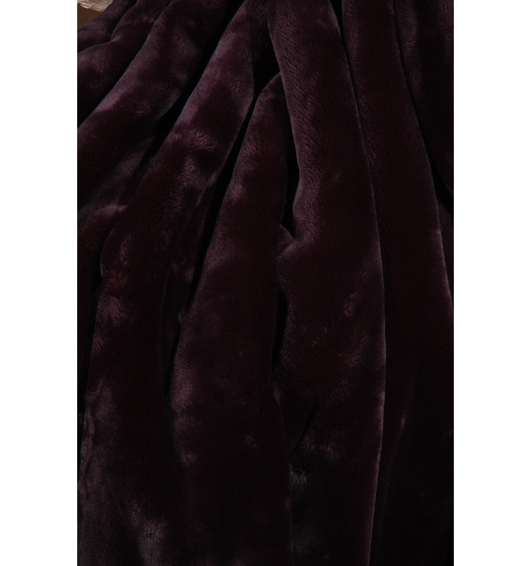  Jeté velouté, Noir