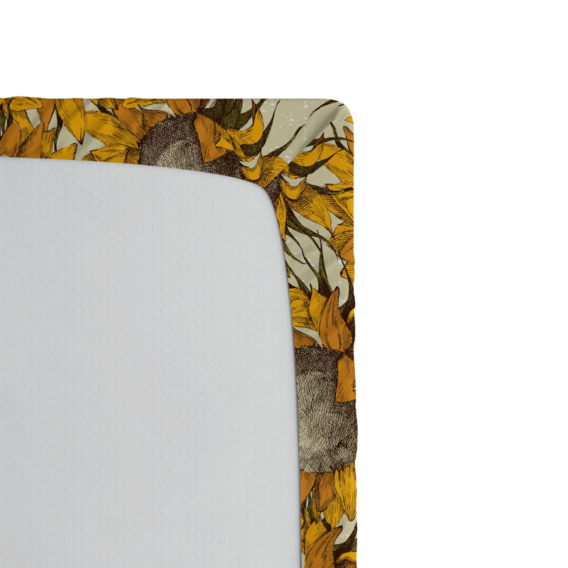 Ensemble de 2 draps-housses Ambesonne, Drap-housse très grand californien, Multicolore / floral 7