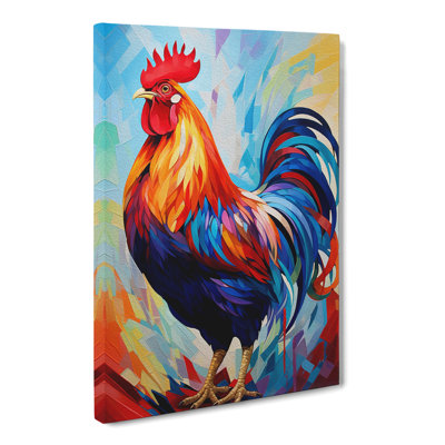 Rooster Abstract No.3 - No Frame Print