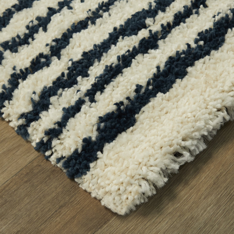 Snead Striped Indoor Rug, Rectangle 5'3" x 7'