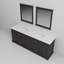 Duke l 84 po x P 22 po. Double meuble-lavabo et miroirs-1421250547-1345480663