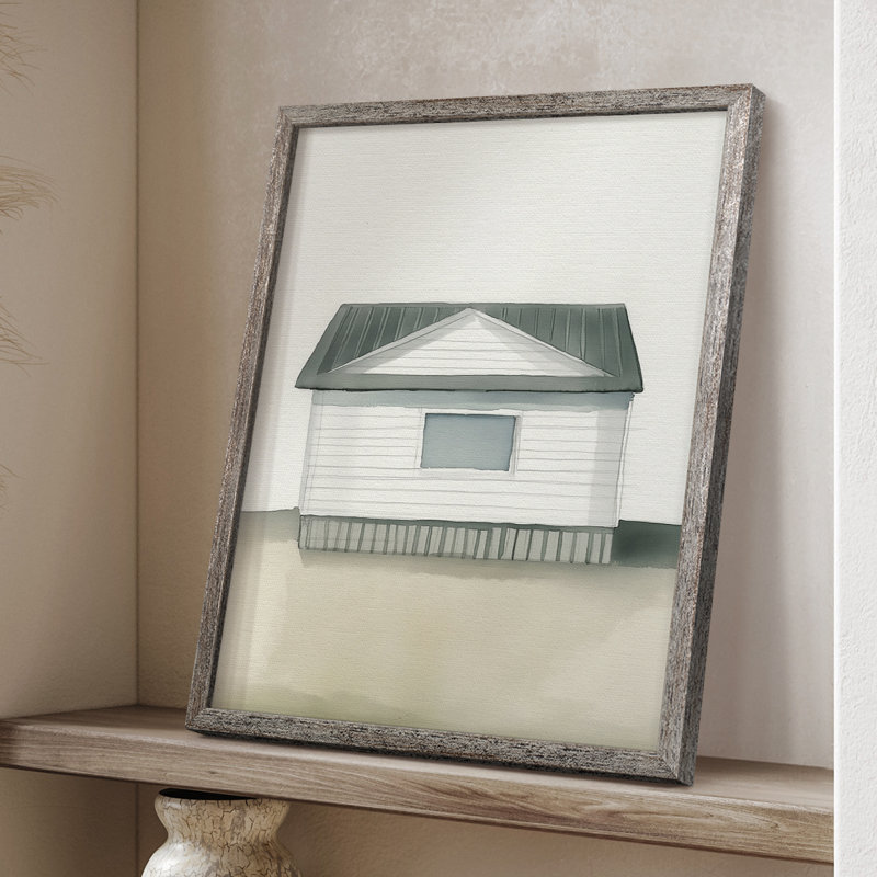 «LANDSCAPES Series LXV III», reproduction encadrée - bois massif