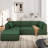 106" Boneless Deep Seat Modular Sofa With Lounge Chair & Memory Foam-718366716-718366712