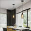Sudley 1 - Light Black Geometric Pendant