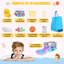 Jeu gonflable rose pour enfants