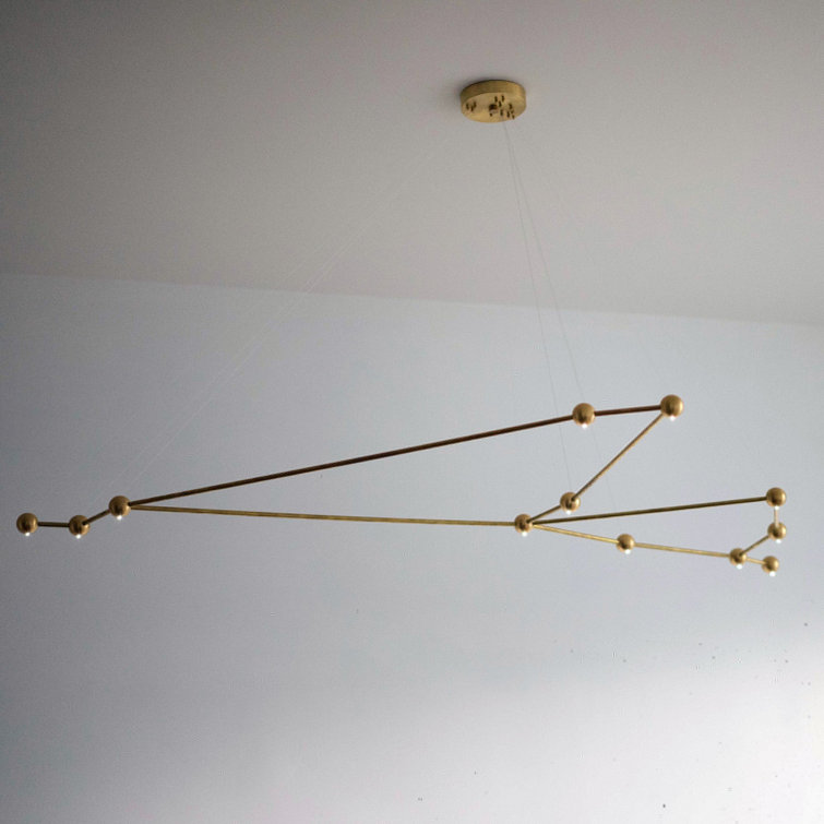 12 - Light Unique Geometric Chandelier