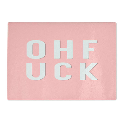 Ohfuk Typography Chopping Board