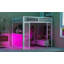 Lit mezzanine en métal avec DEL-1396697261