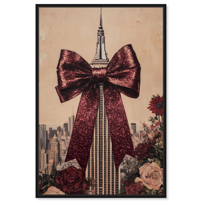 Impression sur toile «Sparkling Bow Empire State Building» par Art Remedy