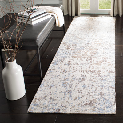 Stambaugh Hand Tufted Viscose Floral Rug