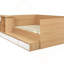 Lit plateforme multifonctionnel en bois avec rangement abondant, coiffeuse encastrée et enceinte confortable pour une chambre à coucher confortable-1921734058