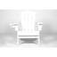 Chaise pliante, 3 pièces, blanc. Confortable et confortable. . . Facile à assembler en plein air pour relaxer avec un assemblage partiel nécessaire