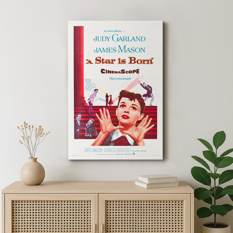 A Star Is Born Classic, H 36 po x l 24 po x 1,5 po, Toile tendue