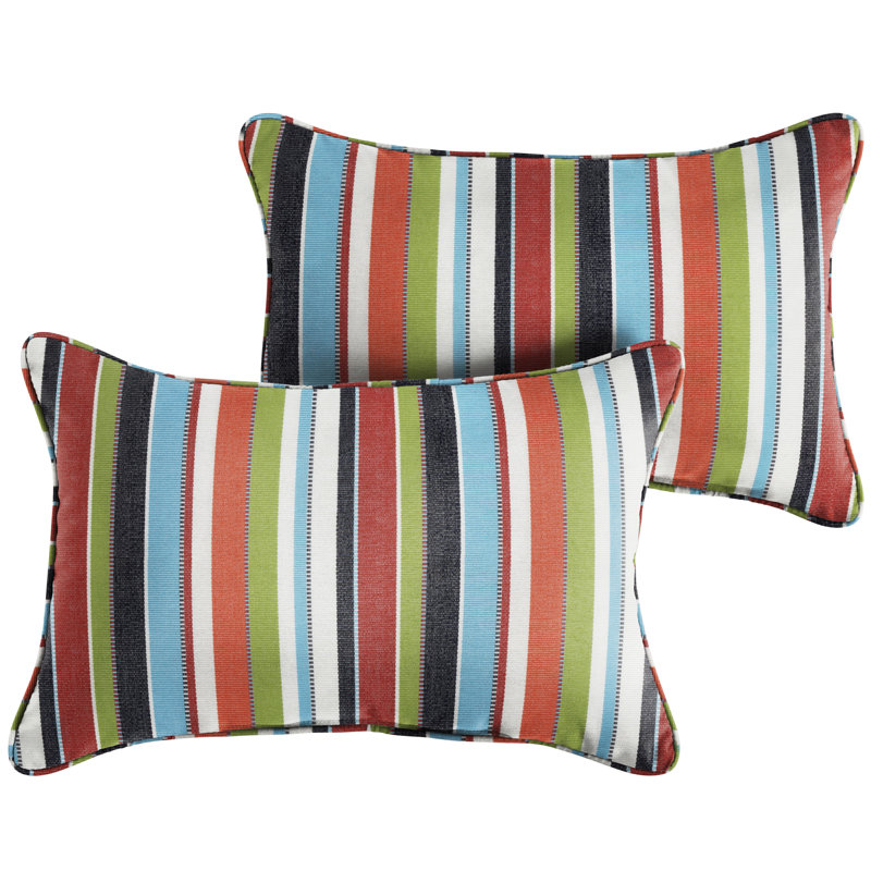 Corded Outdoor Rectangular Pillow Cover & Insert