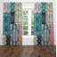 Panneaux de rideaux semi-transparents Patchwork-1243389084