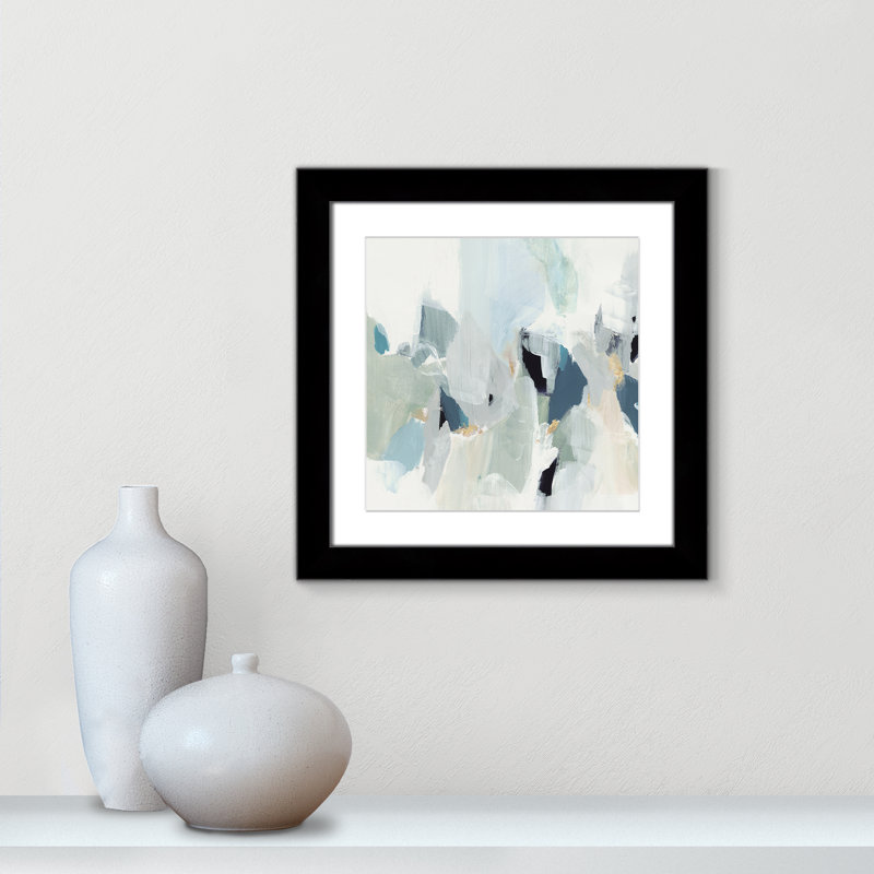 «Little Talks II» par Isabelle Z - reproduction d'art sur toile, H 13,5 po x l 13,5 po, Toile avec cadre photo, Noir