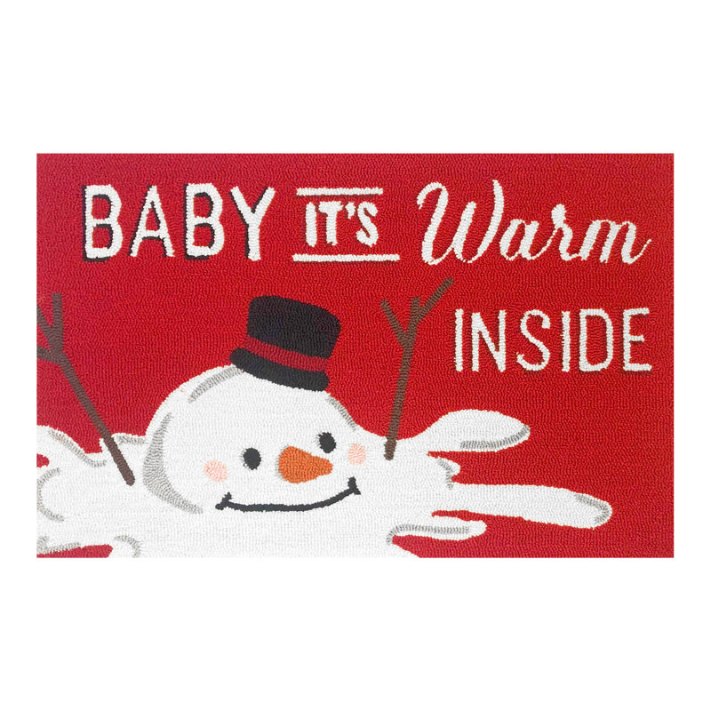 Baby Its Warm Blue Size 24X36, Red