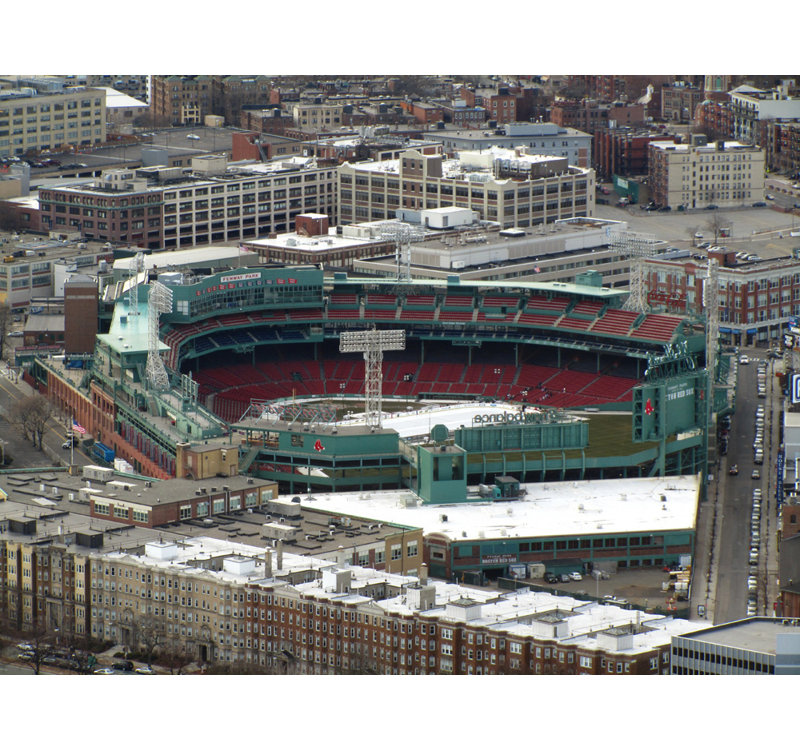 Fenway Park en hiver, H 36 po x l 48 po