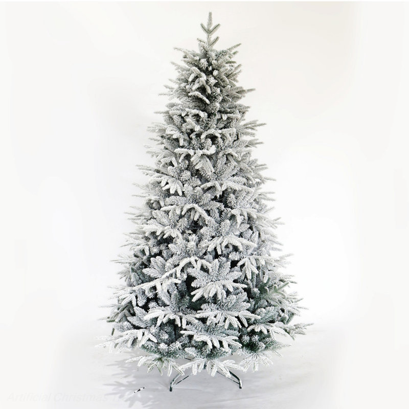 Arbre de Noël enneigé, arbre articulé artificiel