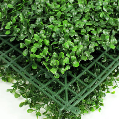 High Density Artificial Boxwood Grass Privacy Screen Fence Decoration