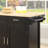 Ozkardes 36 " W Kitchen Cart with Solid Wood Top-176646511