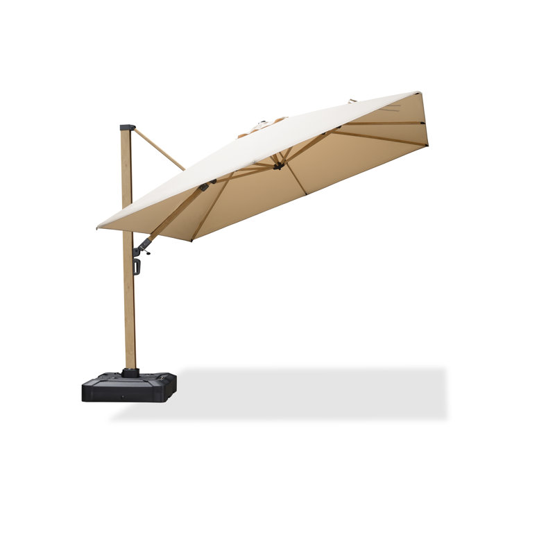 Parasol de patio en porte-à-faux 10X10FT Arlmont & Co. Palace, beige, Beige
