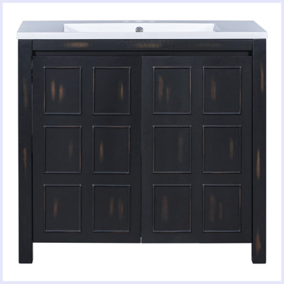 Organisateur de meuble-lavabo moderne avec lavabo