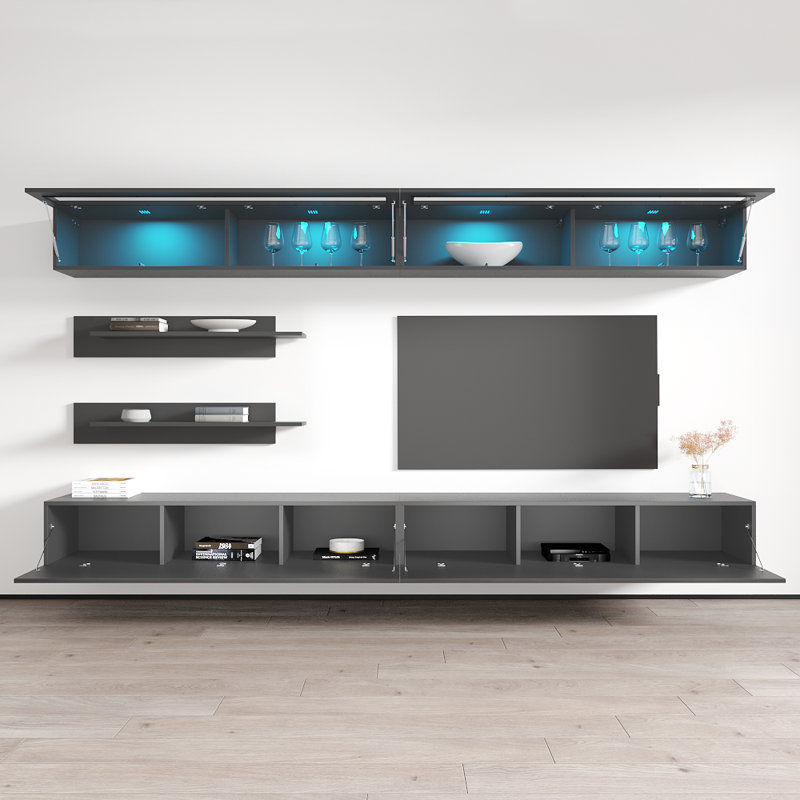 Meuble audio-vidéo Fly 126 "I 30TV, Gris
