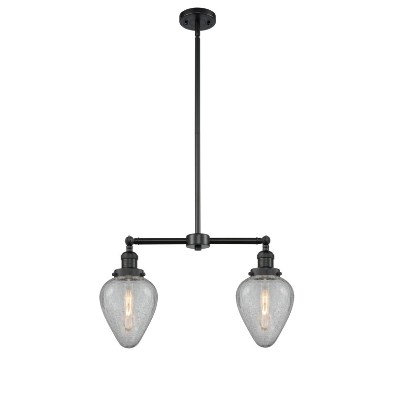 Shauna 2 - Light Kitchen Island Pendant, Matte Black, No Bulb Included