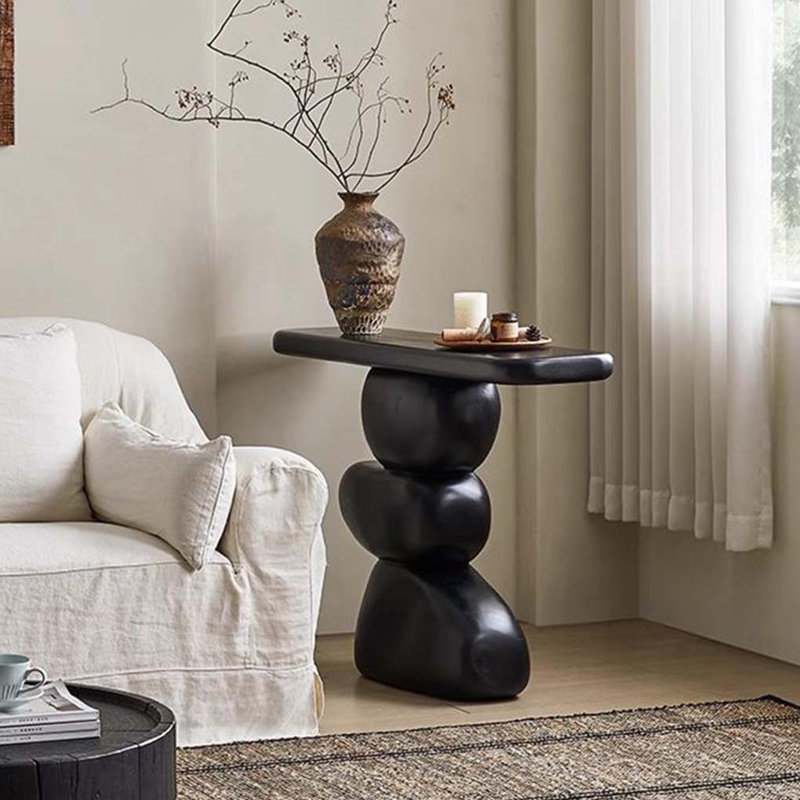 Artistic Solid Wood Entryway Console Table