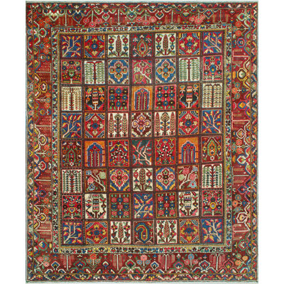Raiyan One-of-a-Kind 11'1" X 12'0" 1980s Wool Area Rug