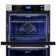 Cosmo 30 in. Haven Collection Double Electric Wall Oven, True Convection, Blue Porcelain, Self Cleaning in Stainless Steel