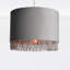 23cm H Fabric Drum Pendant Shade-726260174