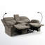 Causeuse inclinable manuelle avec causeuse avec console pour le salon, le bureau et le cinéma maison-1362148493