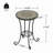 Patio Side Table with Shelf