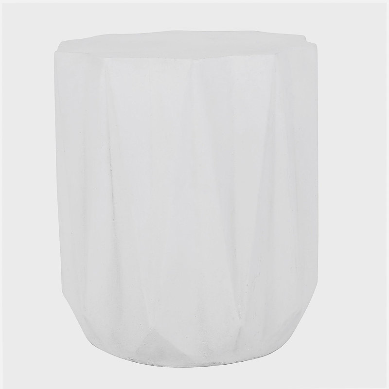 Table d'appoint d'extérieur en béton léger