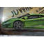 Peinture sur métal 3D inspirée de Lamborghini, Supercar vert 79 po x 2 po x H 40 po