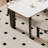 Modern minimalist dining table and chair set-112752664