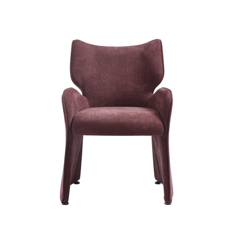 Chaise rembourrée Keeler, Mauve