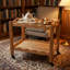 Table d'appoint roulante