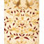 Tapis ivoire noué à la main de conception unique 8 pi 1 po x 10 pi 5 po Hisayoshi Mogul
