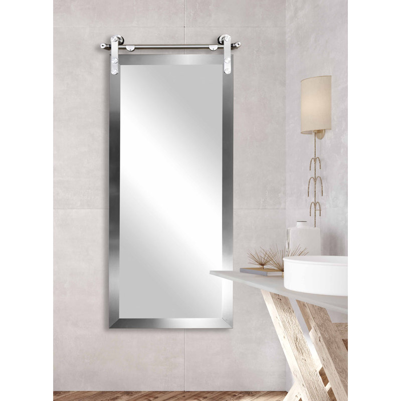 Dalphus Wood Flat Mirror, 45.5" x 30.5"