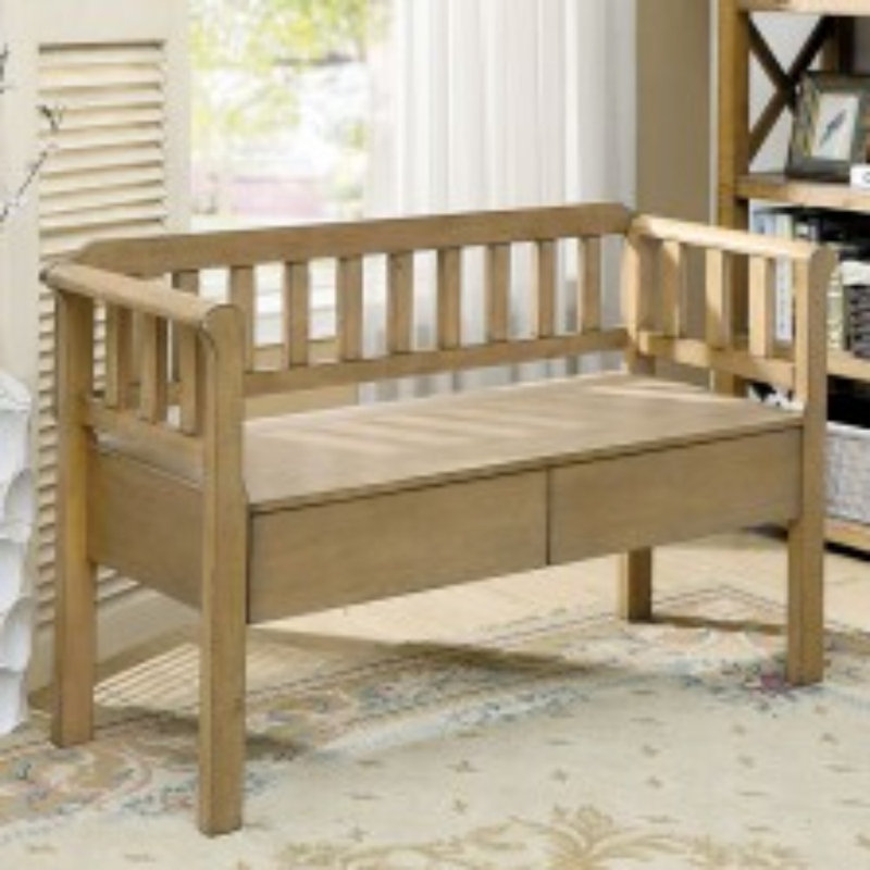 Katelynn Storage Bench, Natural