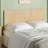 60.8 Inch Wavy Bohemian Wall-Hanging Headboard, MDF Build With Vertical Wood Grain Design For Bedroom-455501982