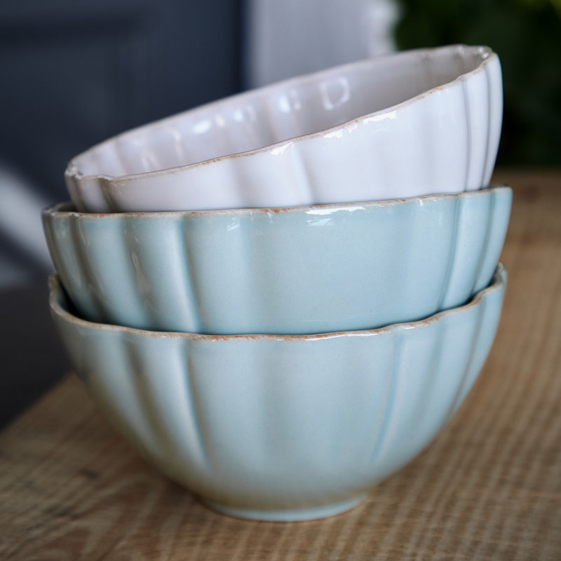 Alentejo Stoneware Soup Bowl, Turquoise
