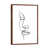 Classic Brown Wood Framed selected
