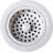 Kitchen Sink Basket Strainer with Waste Disposal Flange and Stopper Set-21699141