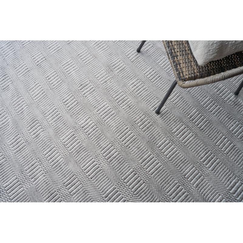 Naples Geometric Area Rug, Gray, Rectangle 8' x 10'