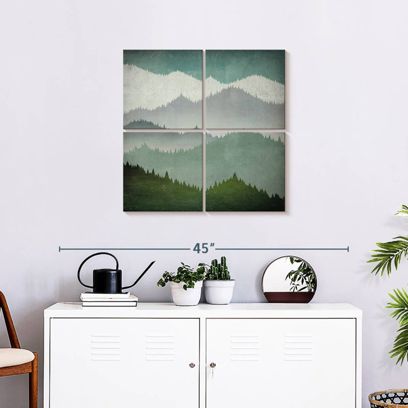 Forest's First Snow, 26" H x 26" W