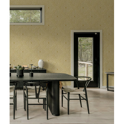 Papier peint à motif de médaillon non tissé Seabrook Designs
